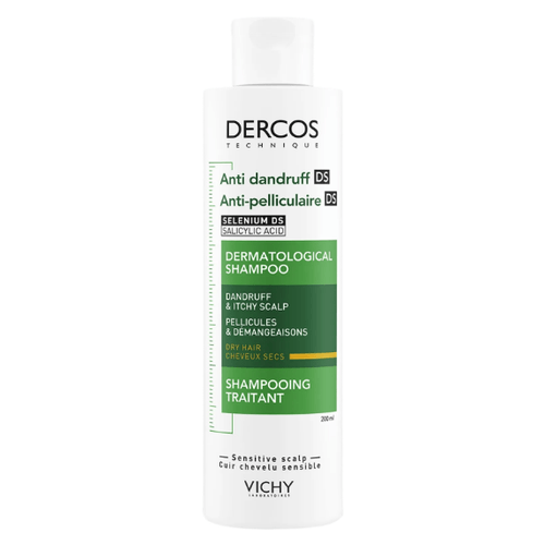 Vichy DERCOS Šampon proti lupům na suché vlasy 200 ml